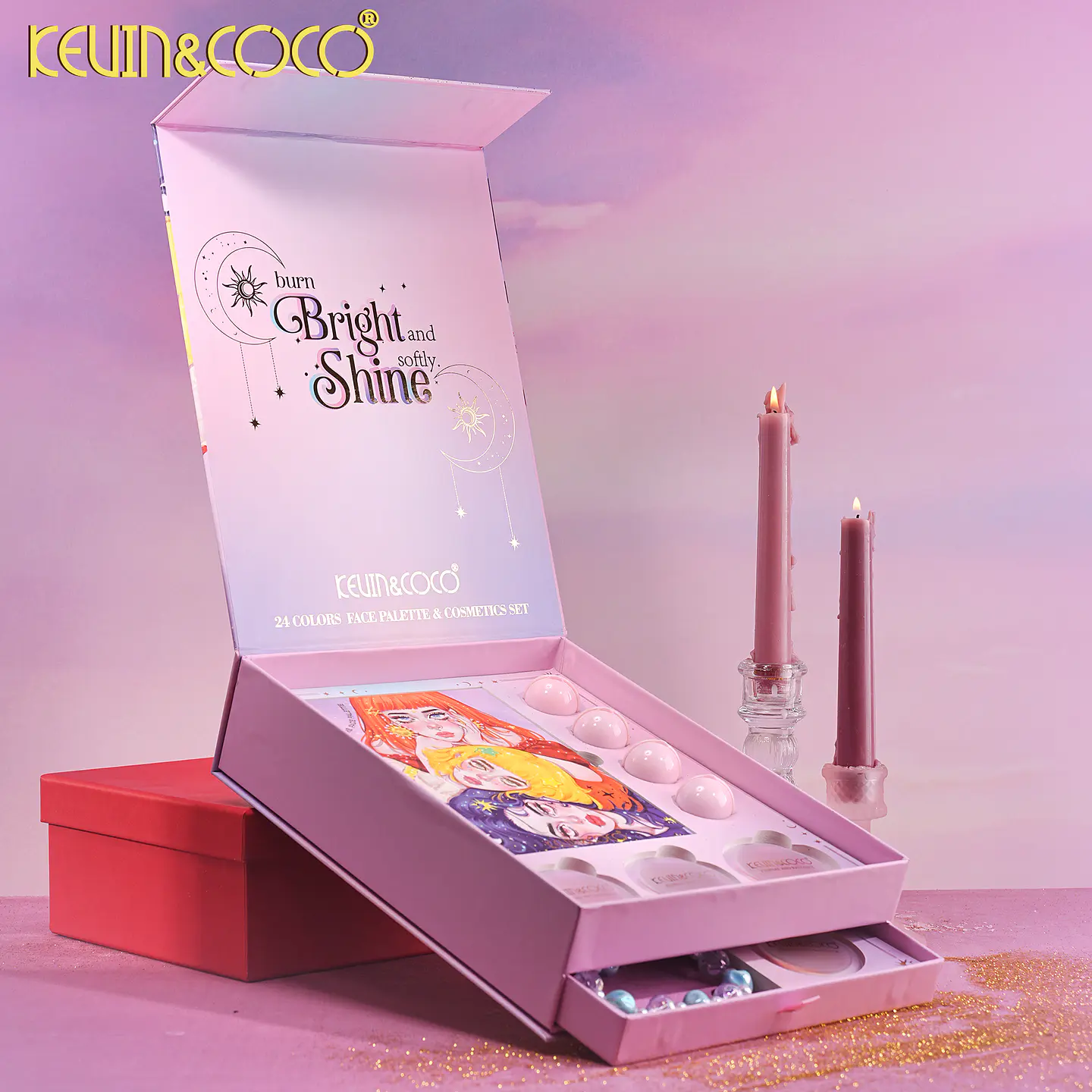 Maxi Set de Maquillaje Kevin & Coco KC1509 - 24 Colores 4