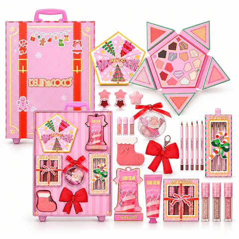 Mega Set de Maquillaje Kevin & Coco en Maleta de Lujo