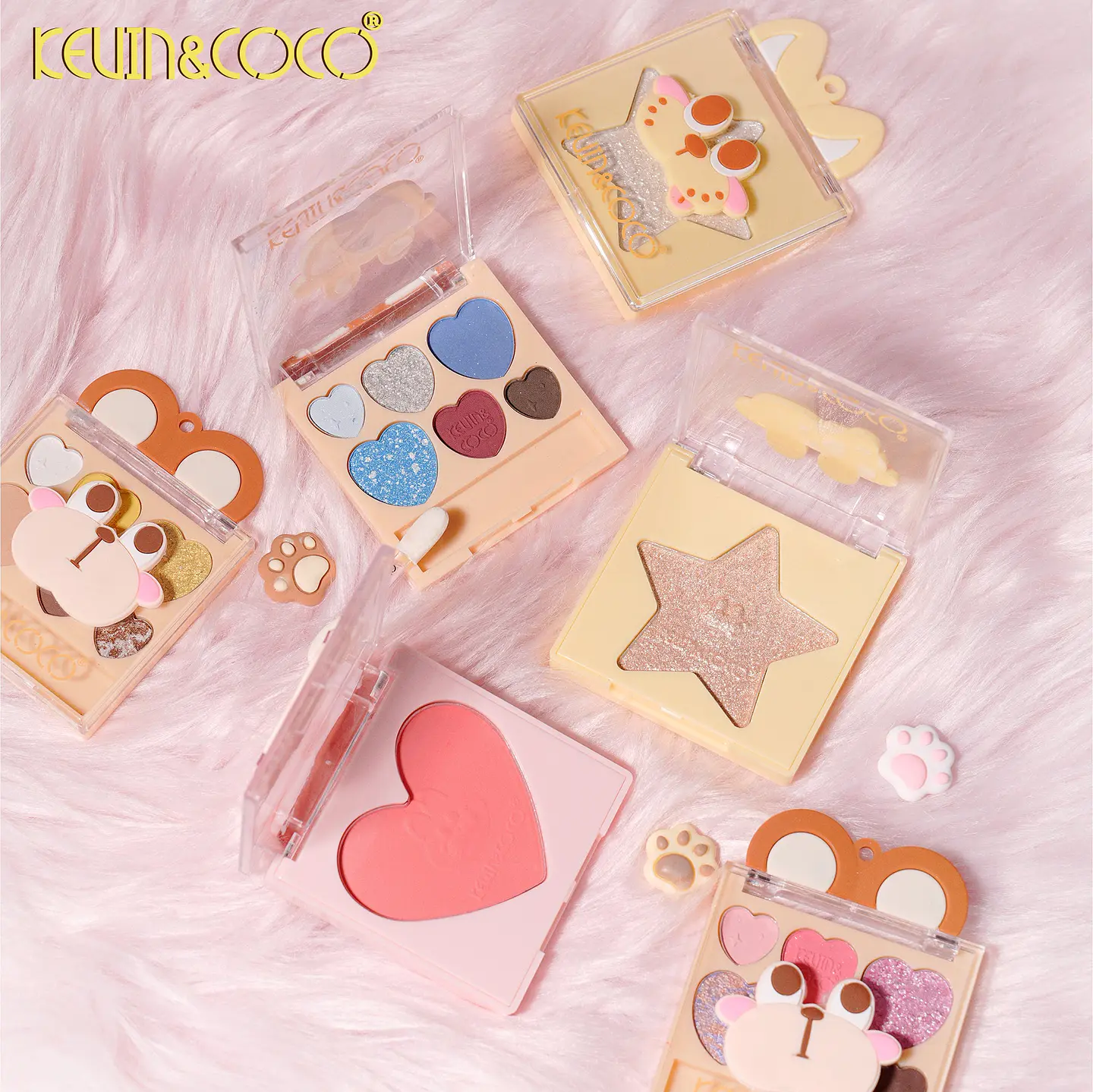 Paleta de Sombras Cute Pets Kevin & Coco - Modelo KC1526 1