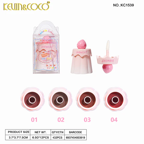 Lip Mud Sweetie Cakes Kevin & Coco - Modelo KC1539