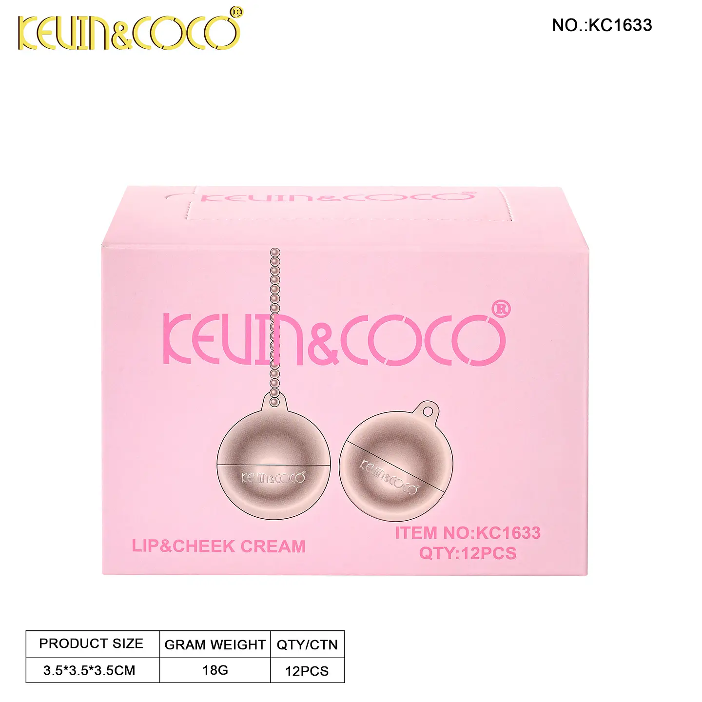 Bálsamo Labios y Mejillas Kevin & Coco KC1633    6