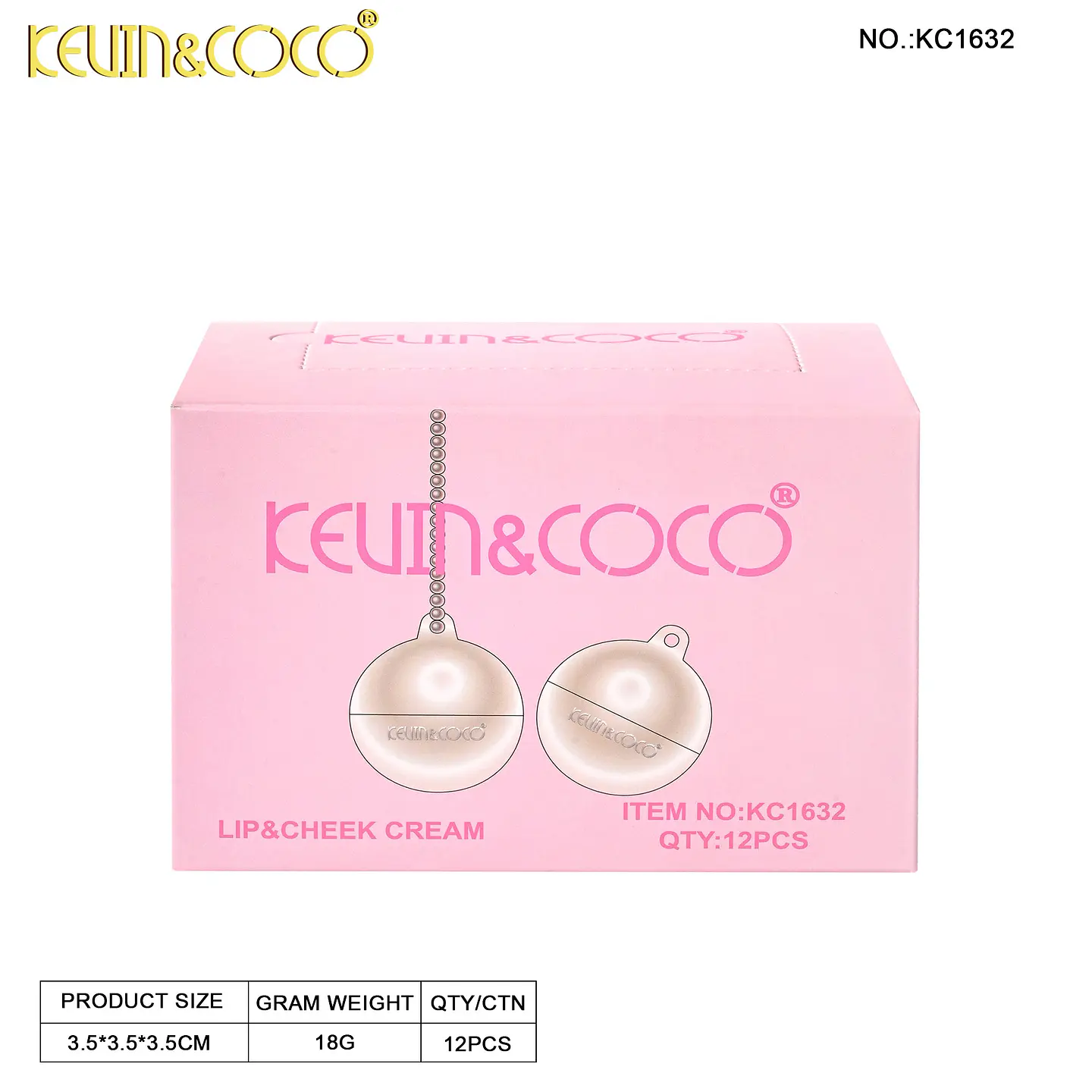 Bálsamo Labios y Mejillas Kevin & Coco KC1632 3