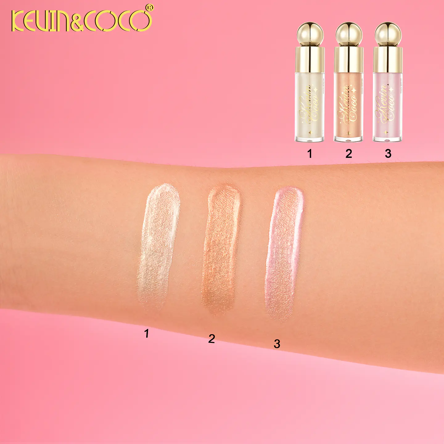 Iluminador Líquido Glow Drops Kevin & Coco KC1251 8