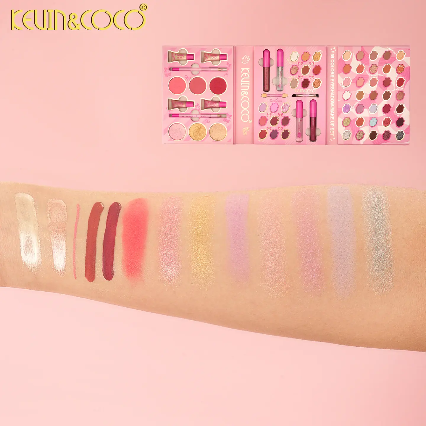 Set de maquillaje fresas dulces  6