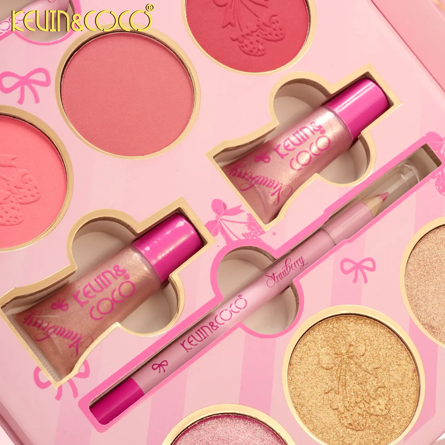 Set de maquillaje fresas dulces  5