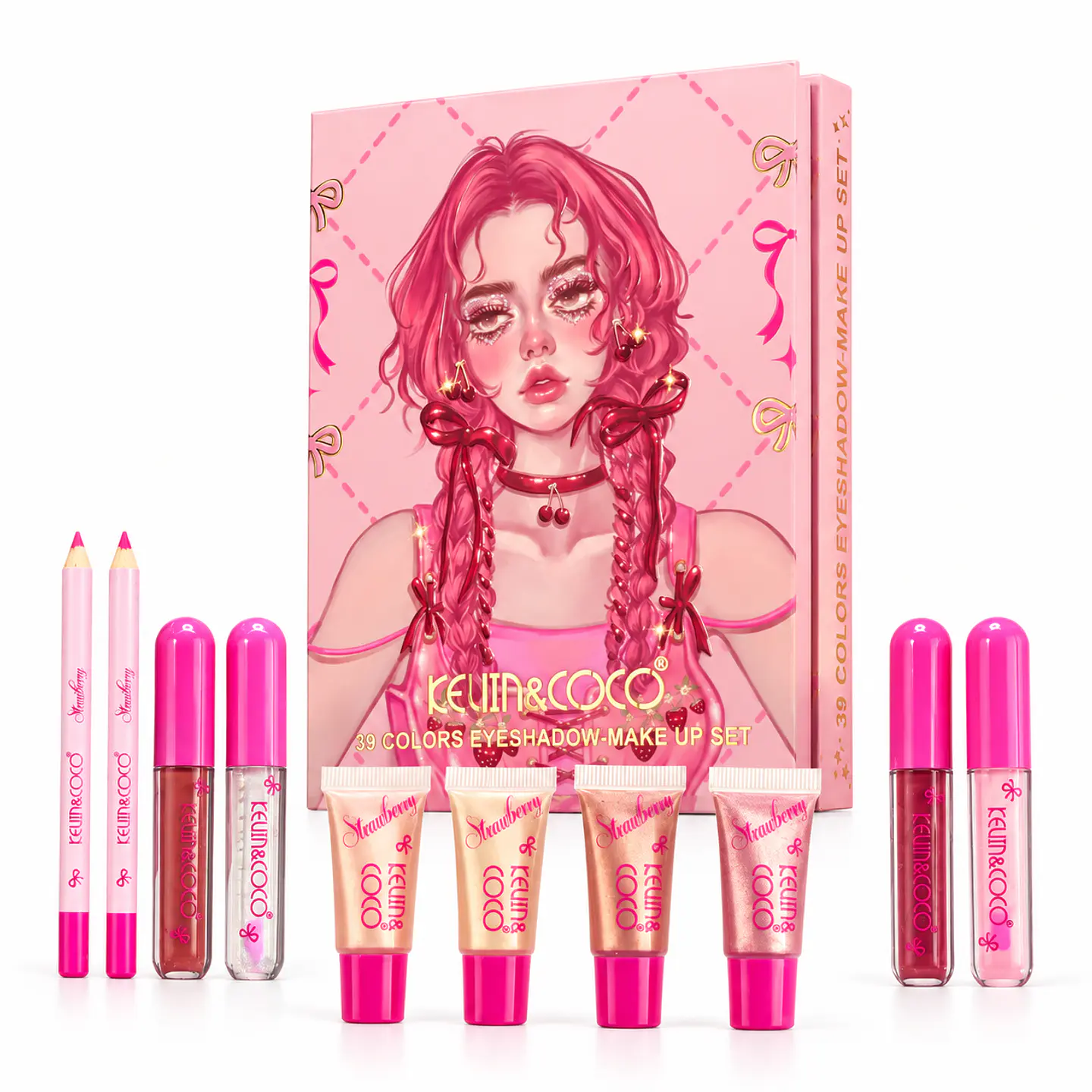 Set de maquillaje fresas dulces  1