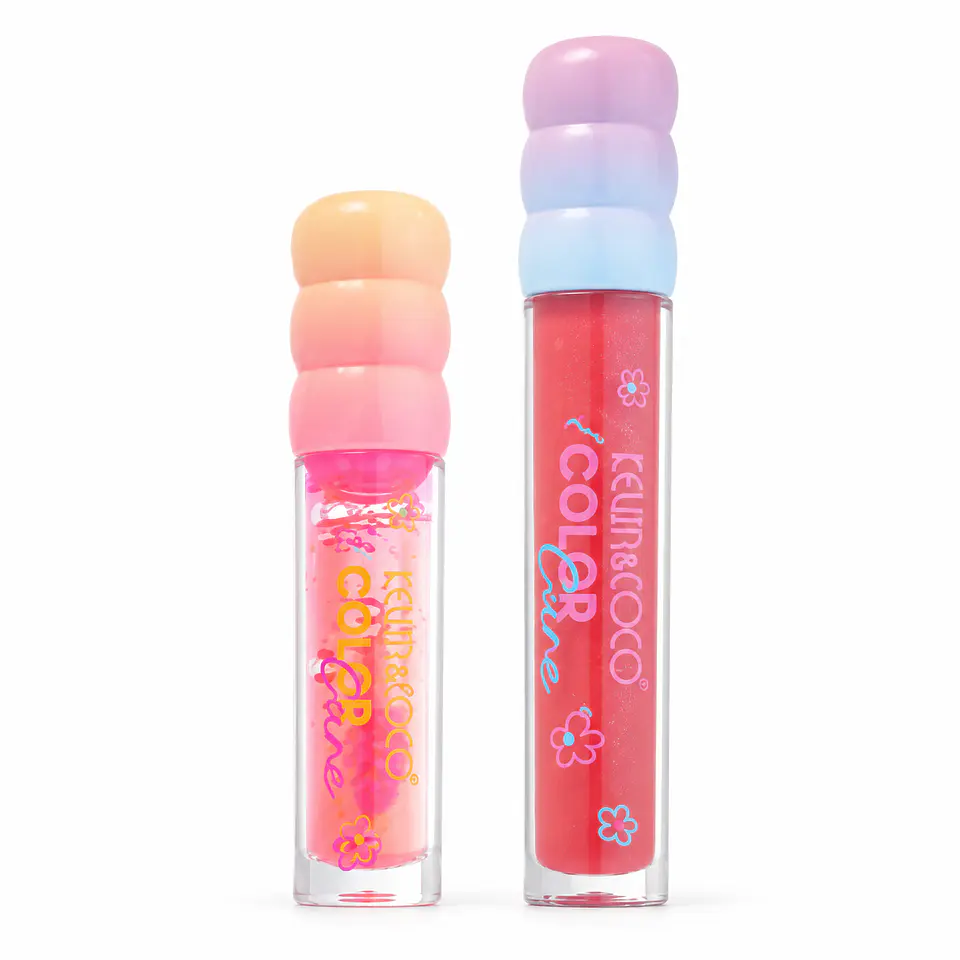 Dúo de Brillo y Aceite Labial KEVIN&COCO Color  3