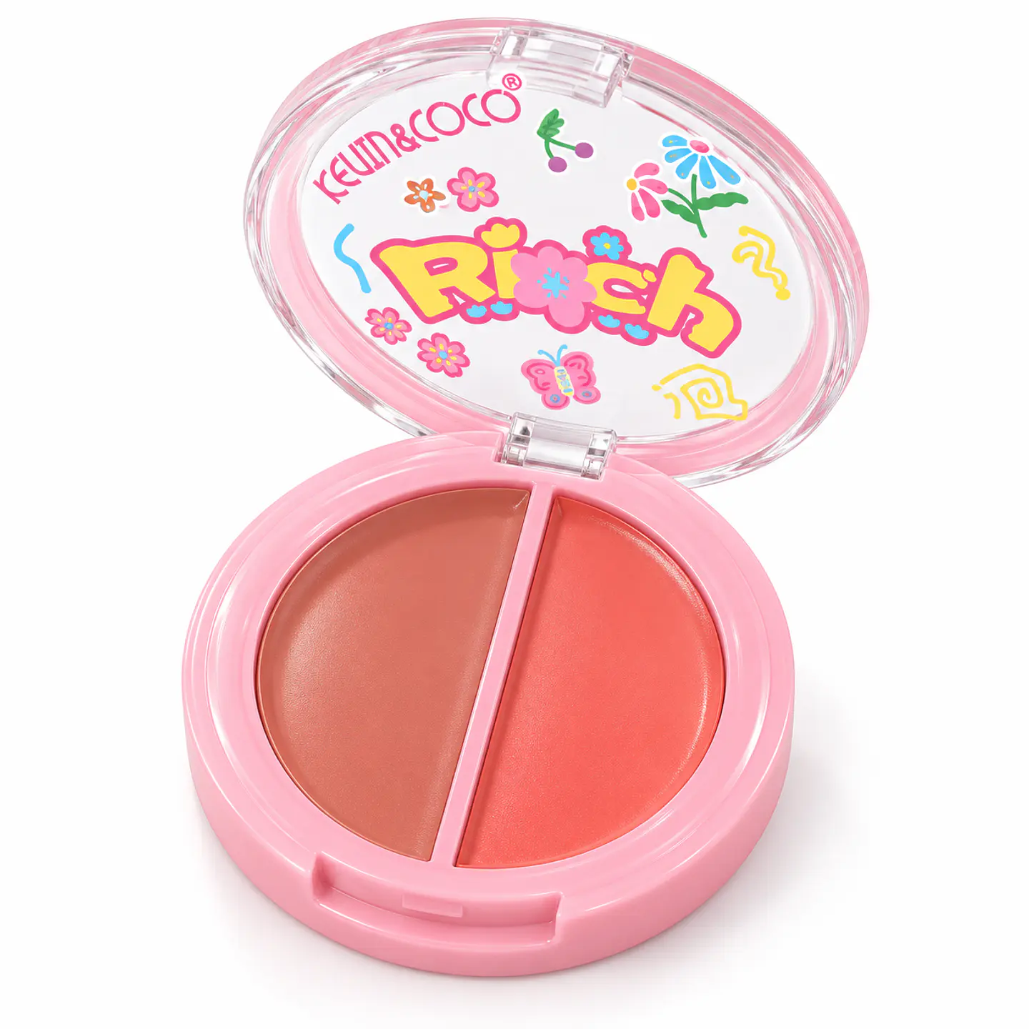 Labial y Rubor en Crema KEVIN&COCO – Dúo de Tonos  3