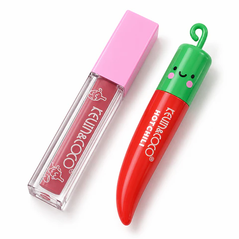 Dúo de Brillo y Aceite Labial KEVIN&COCO Hot Chili – KC1578