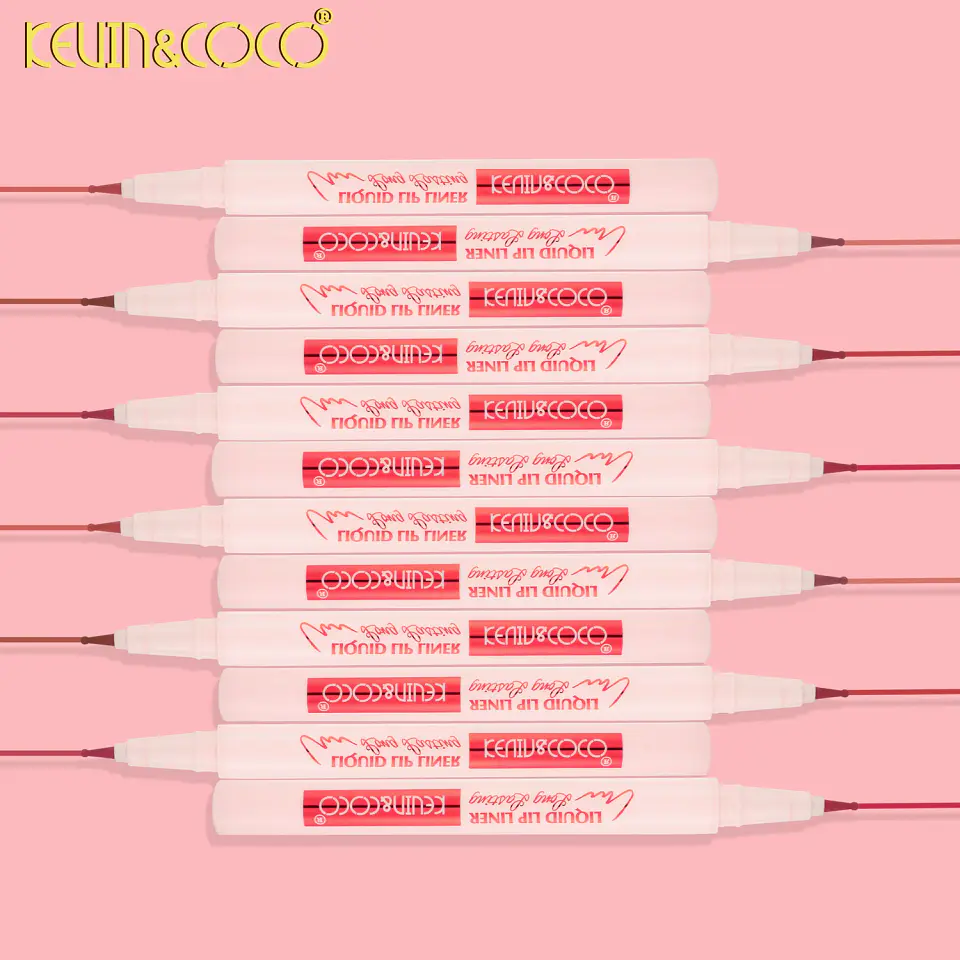 Delineador de labios hidratante de larga duración Ain-Veil Lock-In - Set de 6 5