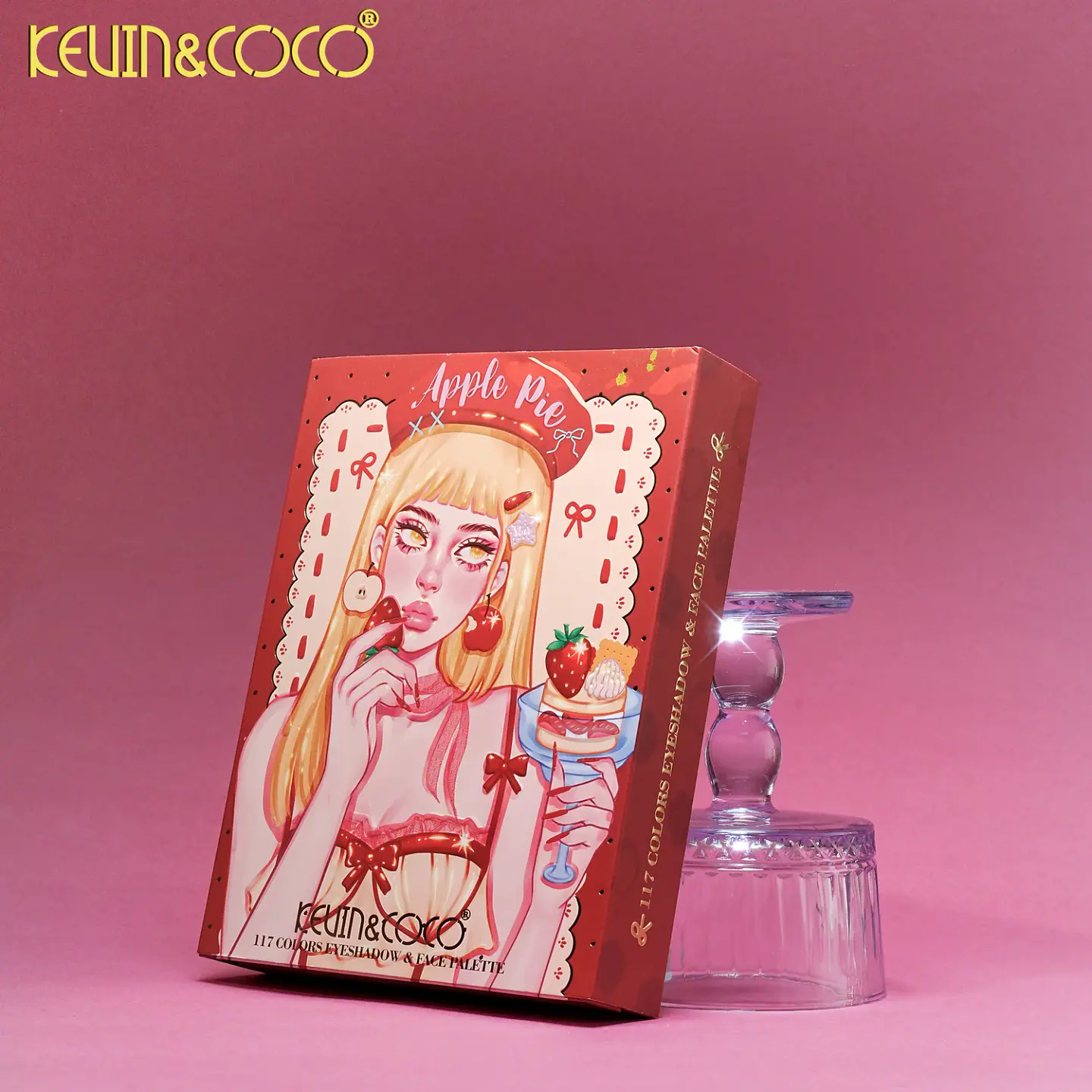 Paleta de Sombras y Rostro KEVIN&COCO Apple Pie – 117 tonos | KC1706 8
