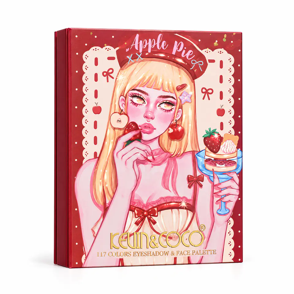 Paleta de Sombras y Rostro KEVIN&COCO Apple Pie – 117 tonos | KC1706 1