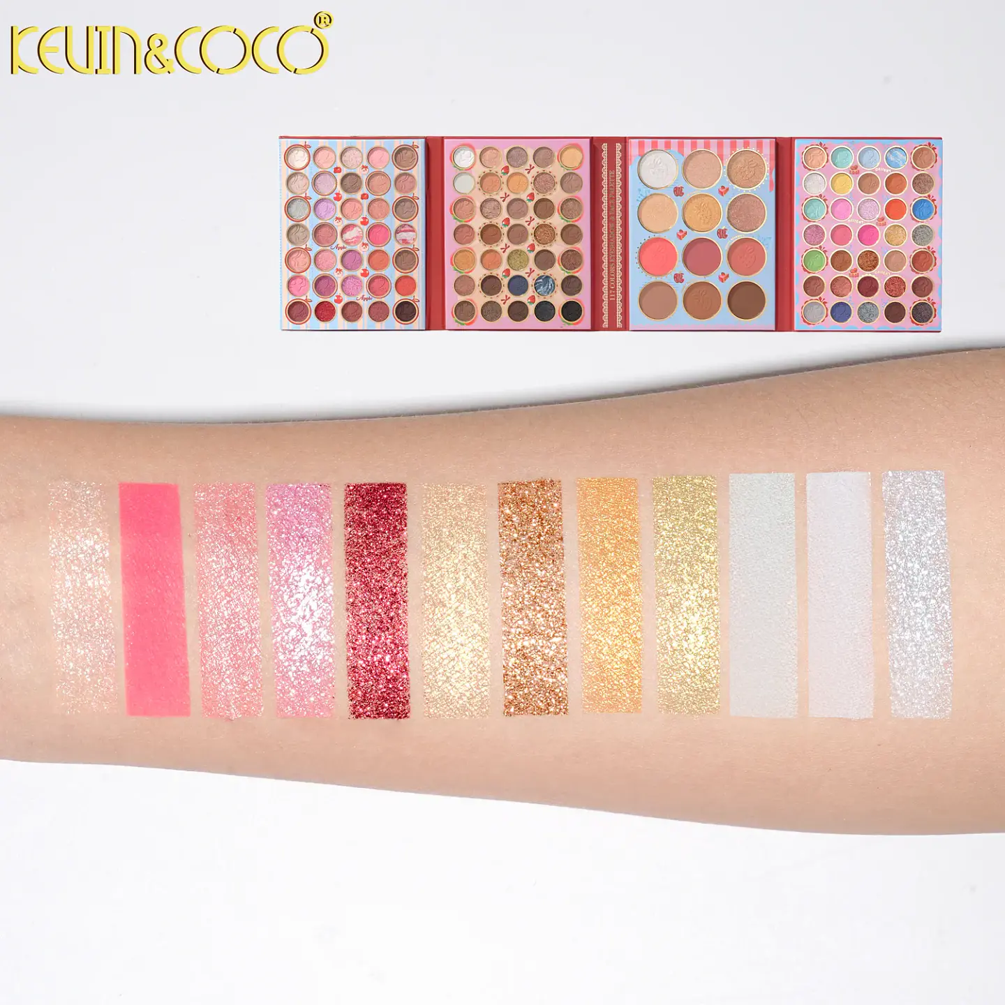 Paleta de Sombras y Rostro KEVIN&COCO Apple Pie – 117 tonos | KC1706 7