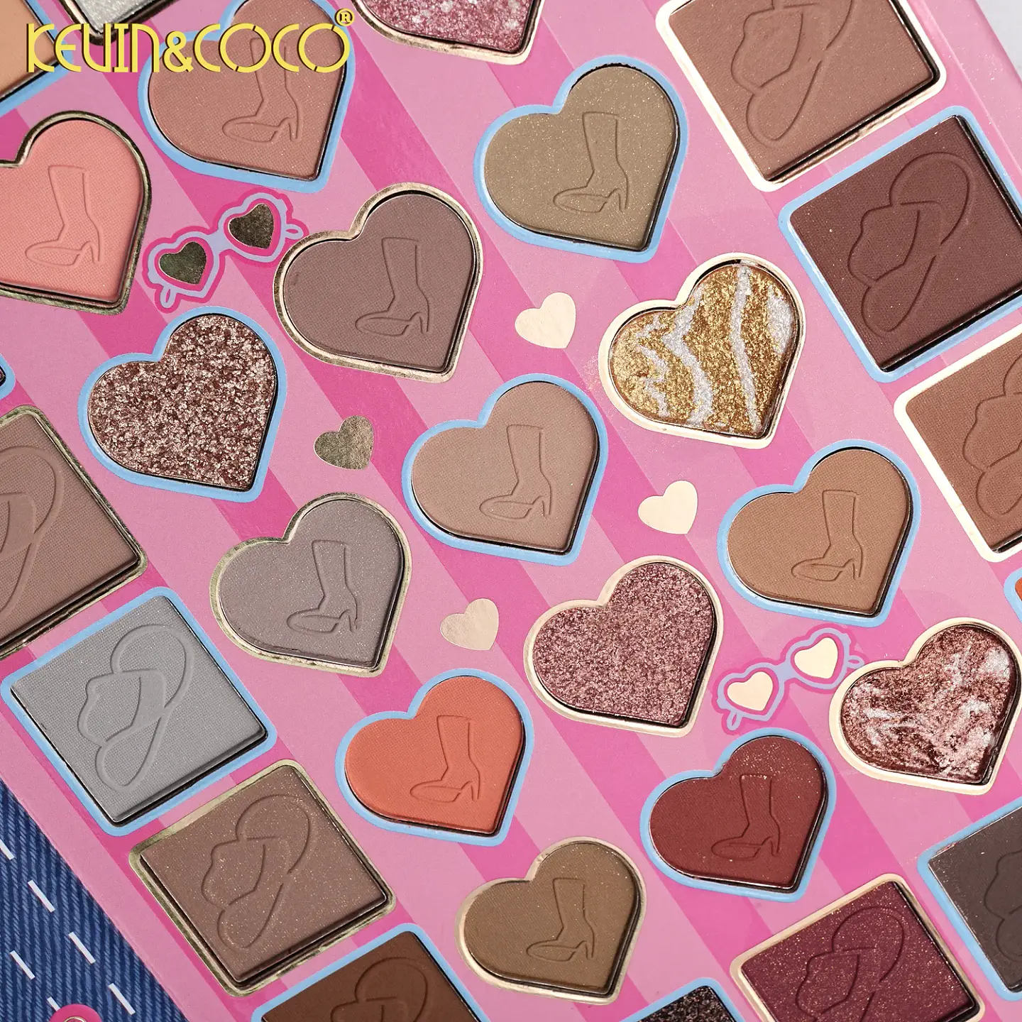 Paleta de sombras kevin&coco 82 colores  1