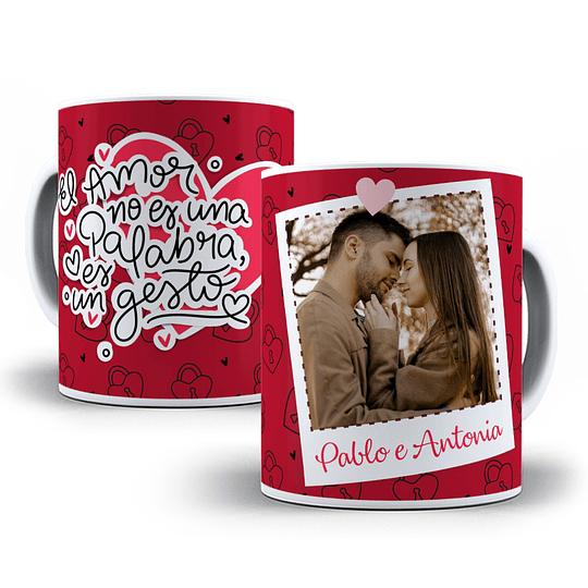 19 Diseños Plantillas Tazas San Valentin Enamorados Editable + Png