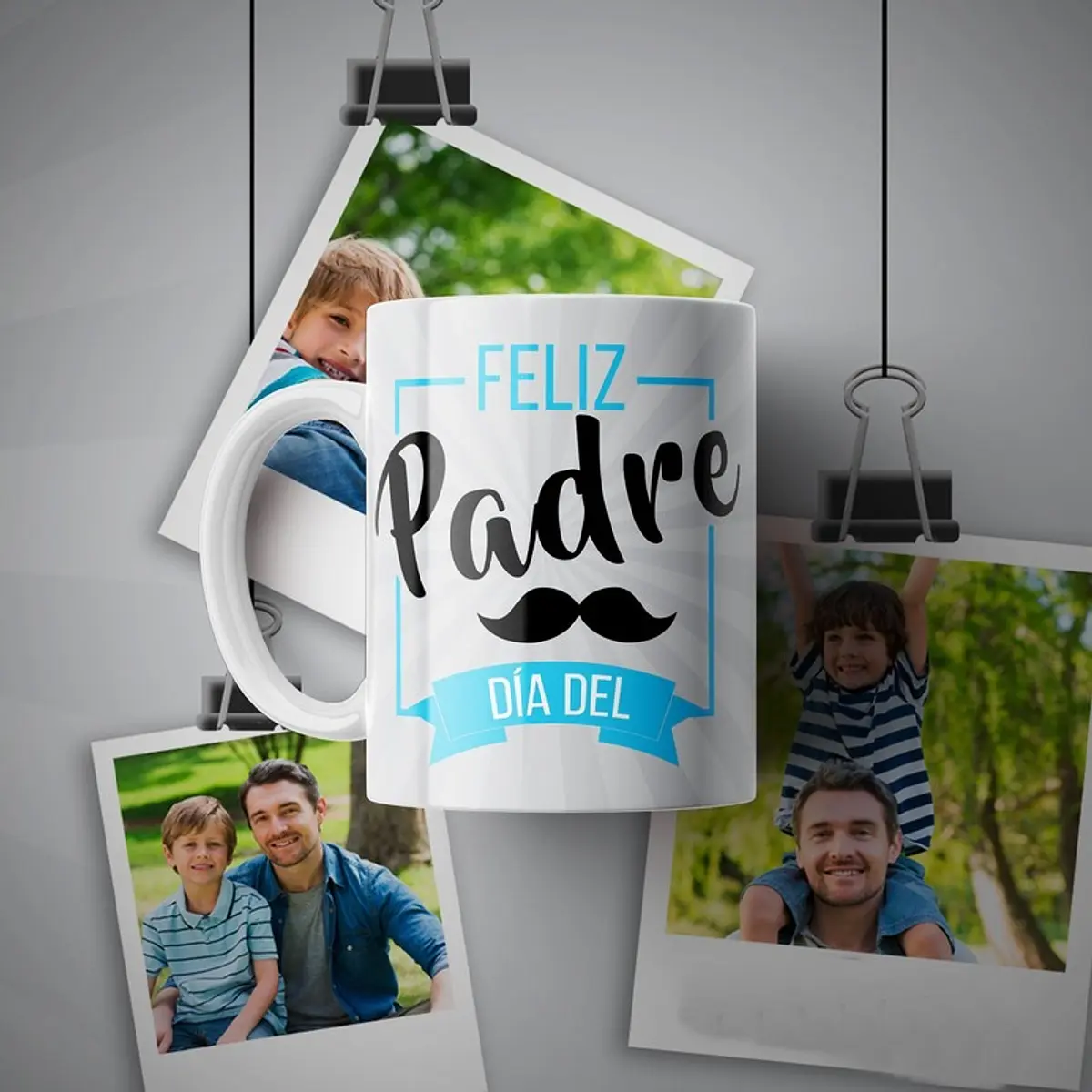 14 Diseños Plantillas Tazas Dia Del Padre Editable + Png