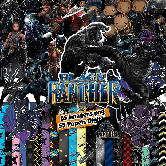 Imágenes Pantera Negra Png, Images Black Panther Png Clipart 300 dpi