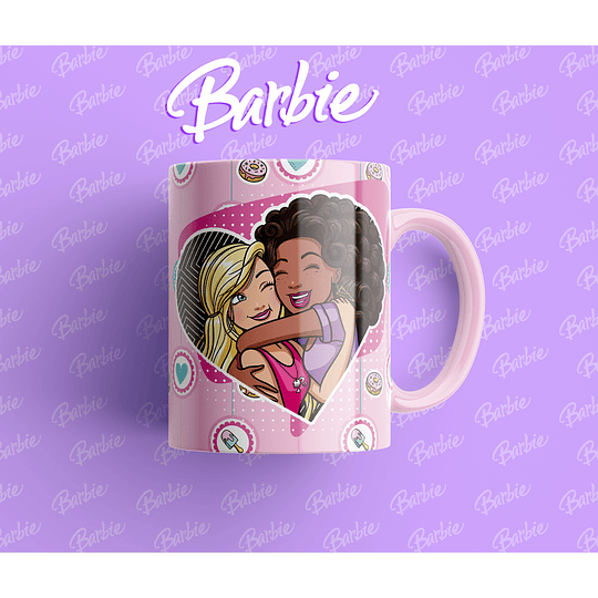 30 Diseños Plantillas Tazas Barbie Archivos Editable + Png