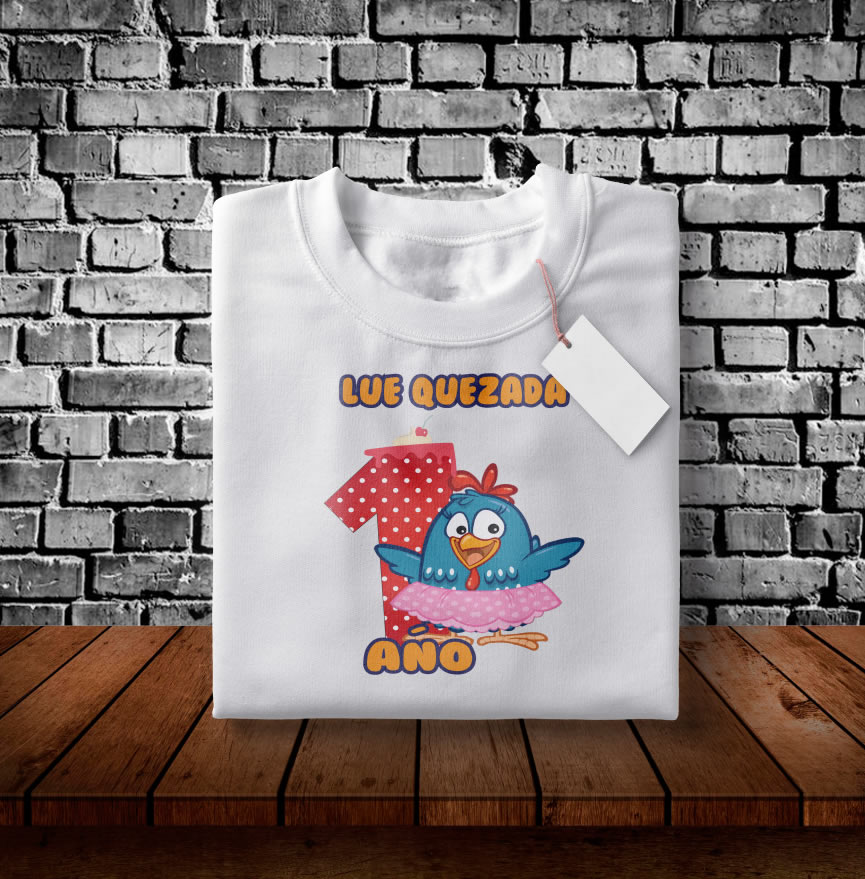 Playeras La Gallina Pintadita Camiseta Body LA GALLINA PINTADITA