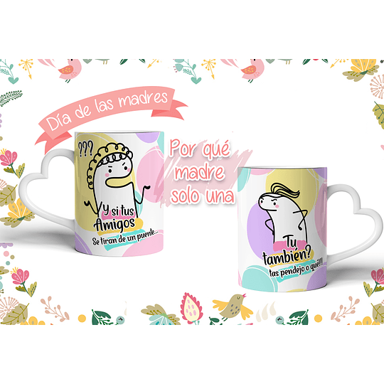 22 Diseños Plantillas Tazas Dia de La Madre Flork Meme Editable + Png