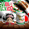 7 Diseños Plantillas Tazas Frida Kahlo Editable + Png 