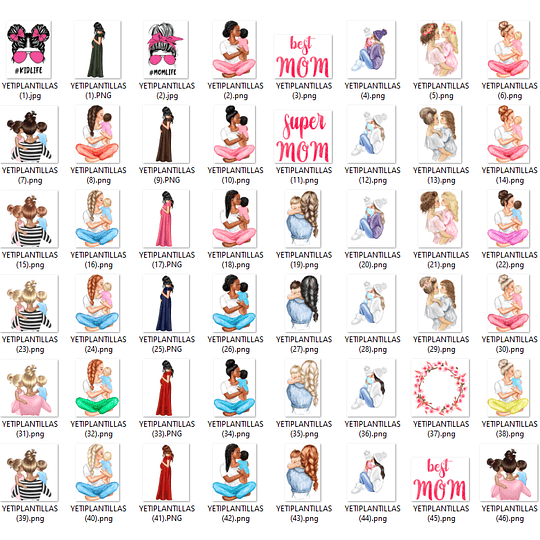 Imágenes Dia de La Madre Png, Images Mothers Day Png Clipart 300 dpi 