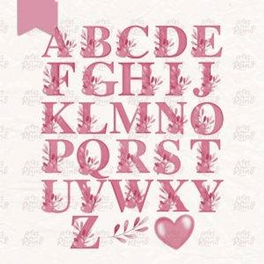 Imágenes Alfabeto Monograma Rosa Png, Images  Monogram alphabet Pink Cut Girl Png Clipart 300 dpi 