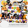 Imágenes Happy Halloween | kit Digital Png, Images Feliz Halloween Png Clipart 300 dpi 