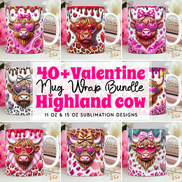 40 Diseños Plantillas Tazas San Valentin Enamorados 3D + Png