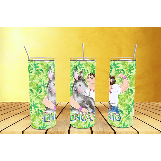 8 Disenõs Plantillas Skinny Tumblers Disney Encanto 20oz Sublimación Png