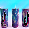 10 Disenõs Plantillas Skinny Tumblers Tik Tok 20oz Sublimación Png