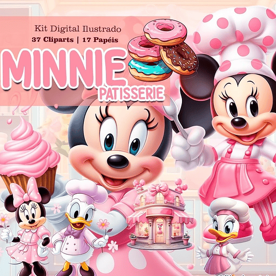 Imágenes Disney Minnie Patisserie Png 300 dpi Clipart Fondo Transparente