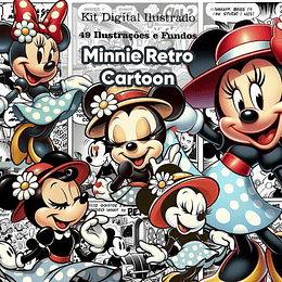Imágenes Disney Mickey Minnie Retro Cartoon Png 300 dpi Clipart Fondo Transparente