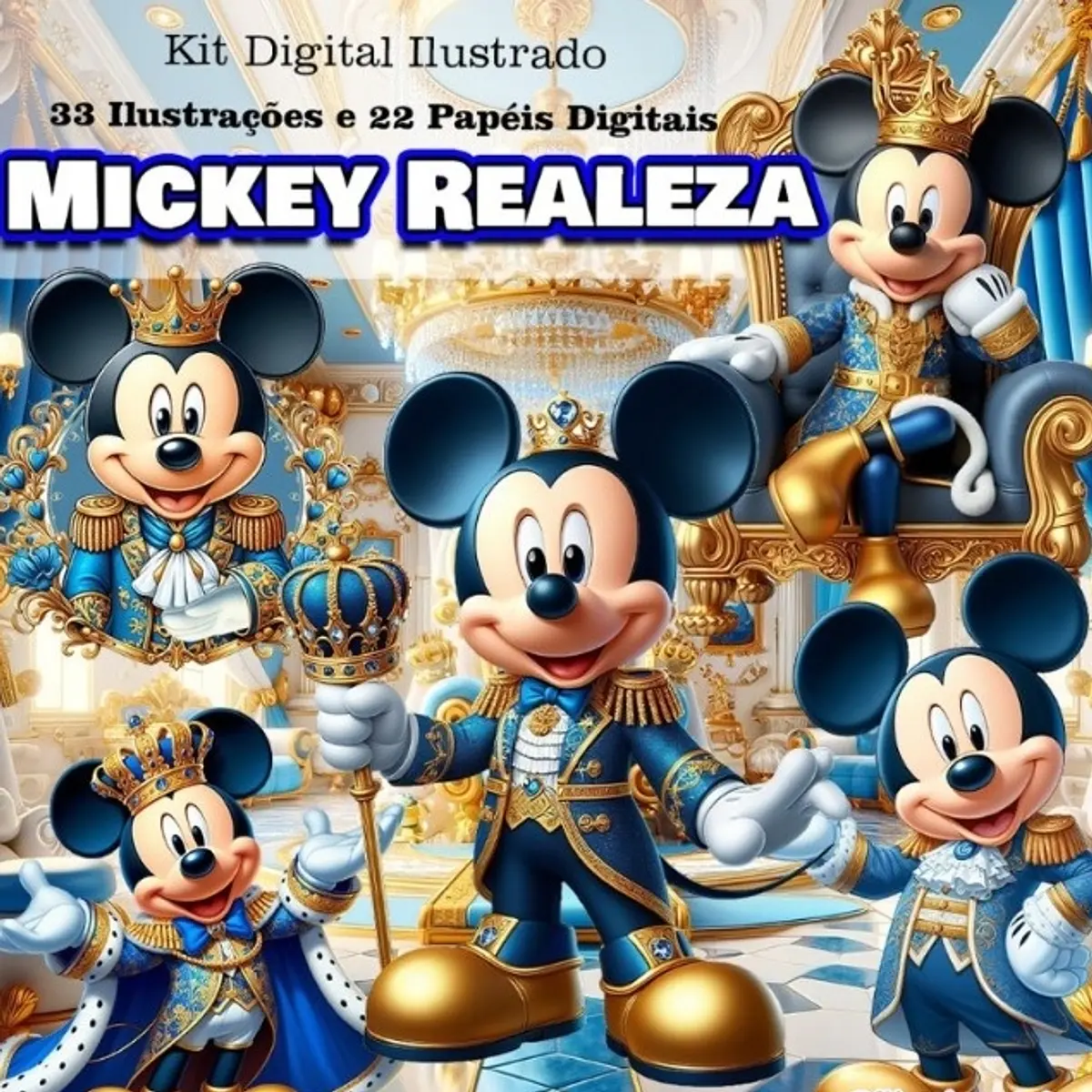 Imágenes Disney Mickey Don Miki Rey Png 300 dpi Clipart Fond