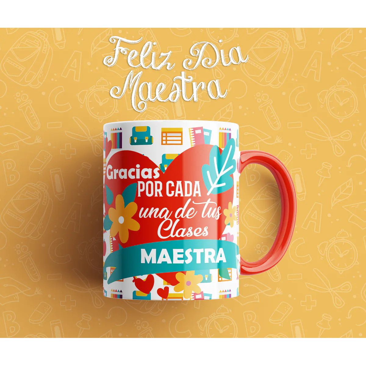 Disenõs Plantillas Tazas Gracias por cada uma de tus clases
