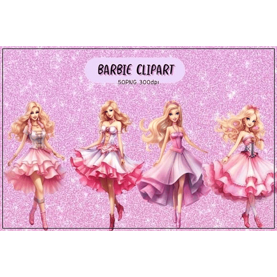 Imágenes Barbie 5.0 Png 300 dpi Clipart Fondo Transparente