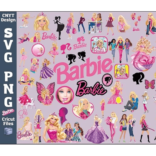 Imágenes Barbie Mega Png 300 dpi Clipart Fondo Transparente