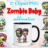 Imágenes Zombis Bebe Png 300 dpi Clipart Fondo Transparente