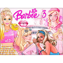 Imágenes Barbie Pink Png 300 dpi Clipart Fondo Transparente