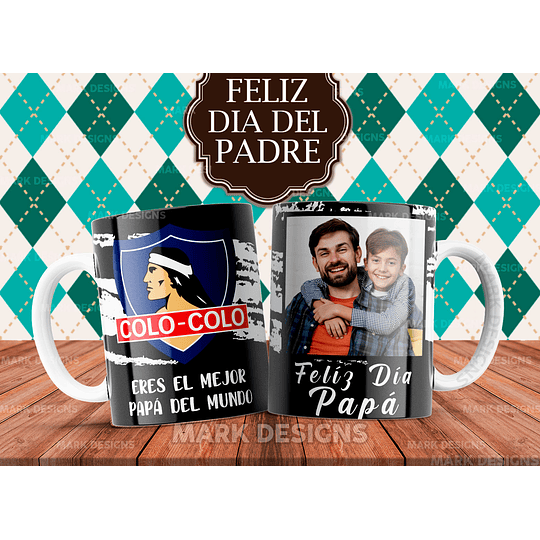 26 ﻿Diseños Plantillas Tazas Papá Dia Del Padre Fútbol Sublimación Editable + Png 