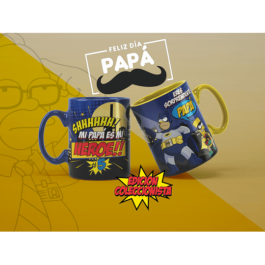 12 Diseños Plantillas Tazas Dia del Padre Papá Animado Editable + Jpg  