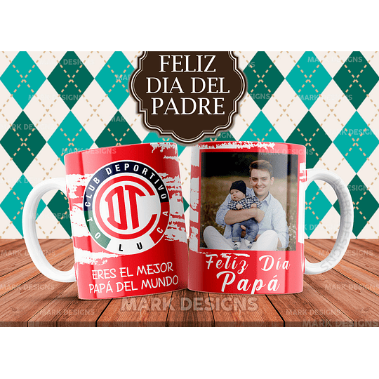 16 Diseños Plantillas Tazas Times México Dia del Padre Papá Editable + Jpg