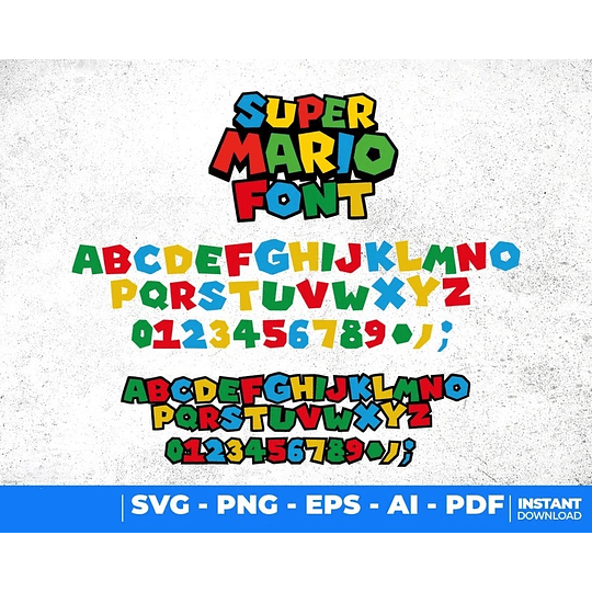 Imágenes Super Mario Bros Svg, Images Super Mario Bros Svg Clipart 300 dpi 