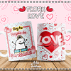 12 Diseños Plantillas Tazas San Valentin Enamorados Flork Love Editable  