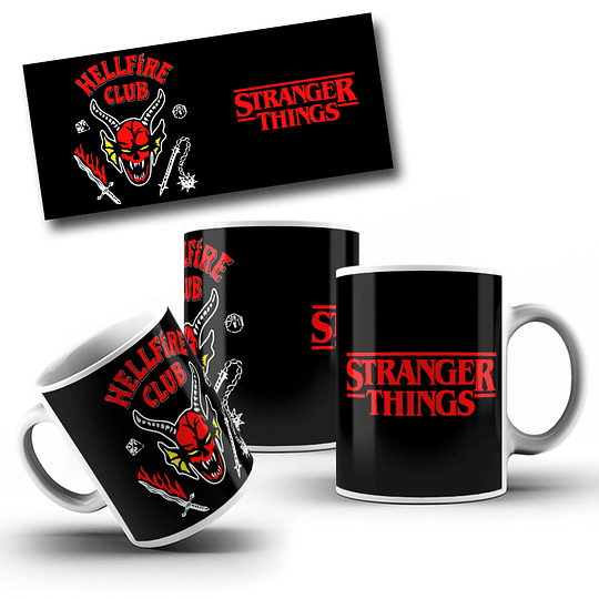 15 Diseños Plantillas Tazas Stranger Things 4 Archivos Png