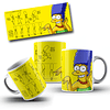 22 Diseños Plantillas Tazas Simpson Archivos Jpg