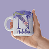 26 Diseños Plantillas Tazas Abecedário Iniciales 3 Archivos Png y Editables Psd