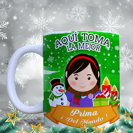 16 Diseños Plantillas Tazas Navidad Archivos Png y Editables Photoshop