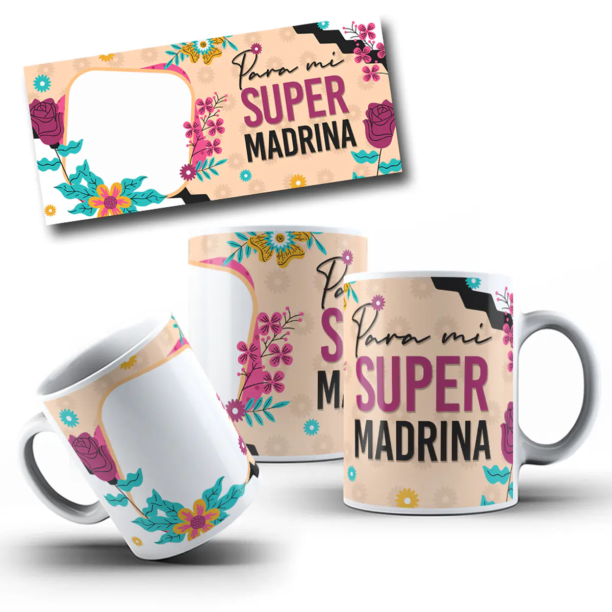Tazas Personalizadas Para Madrina Y Padrino - ¡El Regalo Original Y Emotivo Para Bodas, Bautizos Y Comuniones!