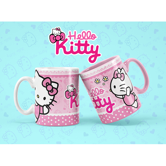 20 Diseños Plantillas Tazas Hello Kitty Png